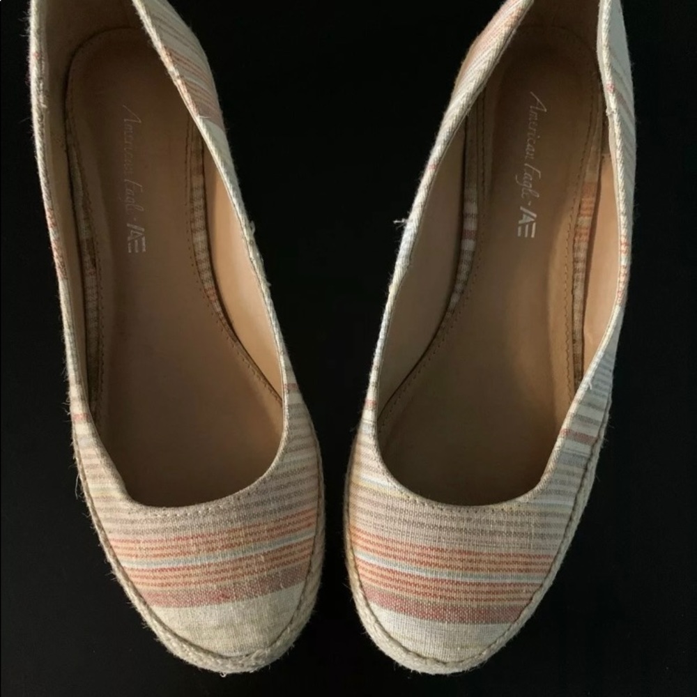 American Eagle wedge shoes- 7